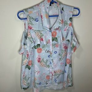 Express floral blouse